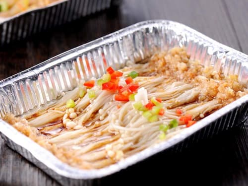 平桂锡纸烤金针菇